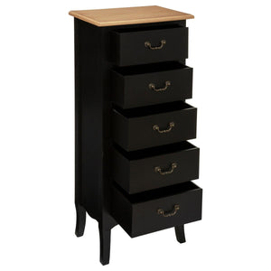 Comodă Atmosphere Chrysa, 5 sertare, MDF, 45x30x113 cm