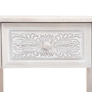 Noptieră Atmosphera Hina, 67,5 cm, Alb