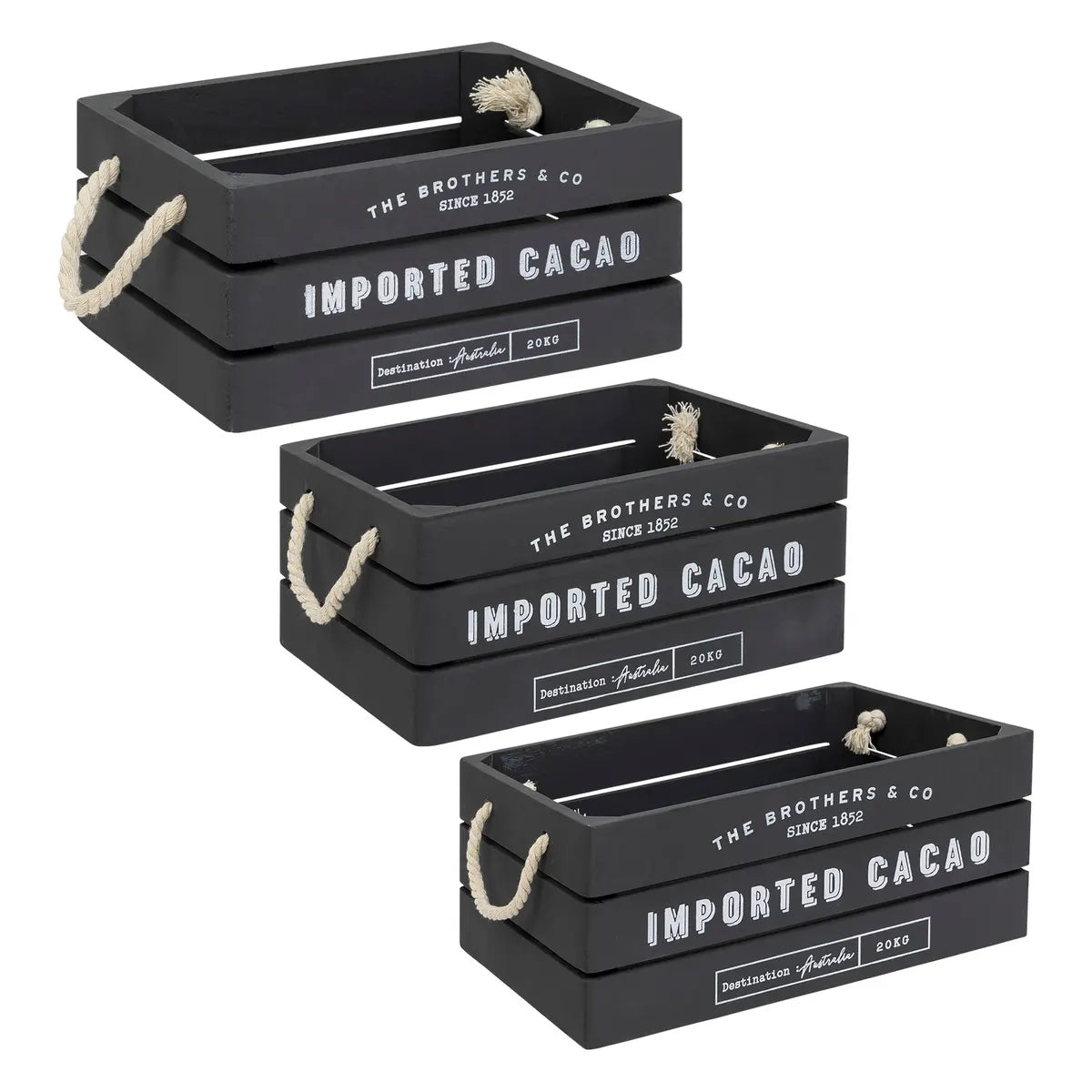 Set cutii depozitare Atmosphera Denys, 23/29/35 cm