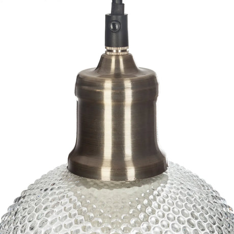 Lampă suspendată Atmosphera Kat, 15 cm, sticlă