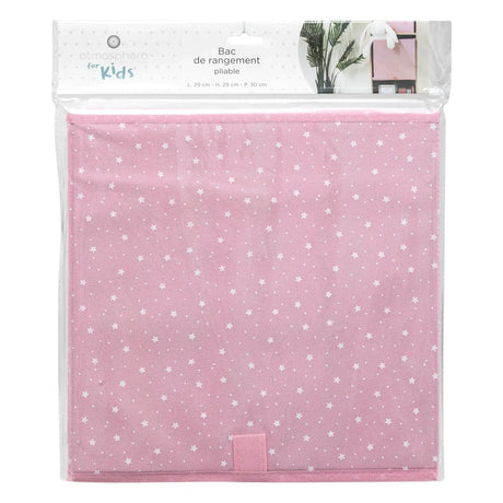 Cutie de depozitare Atmosphera Stars, roz, 29x29 cm