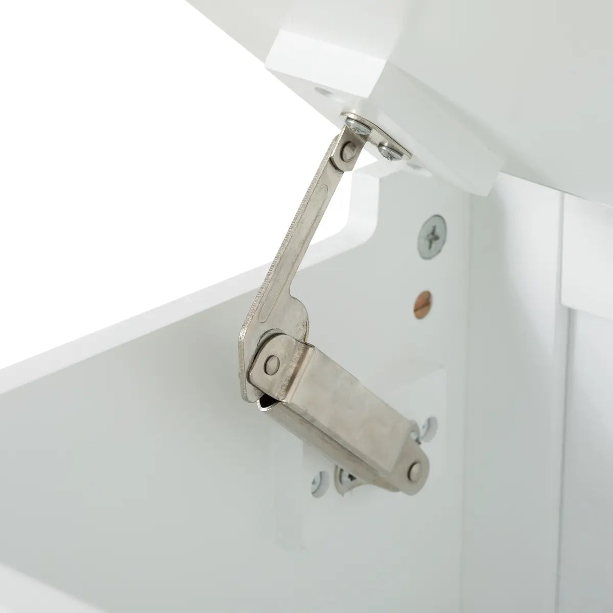 Bancă pentru copii cu spațiu de depozitare, MDF, albă