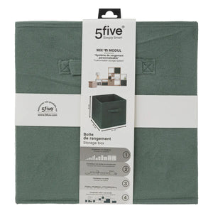 Cutie de depozitare 5five Mix &amp; Modul, Catifea, 31x31 cm