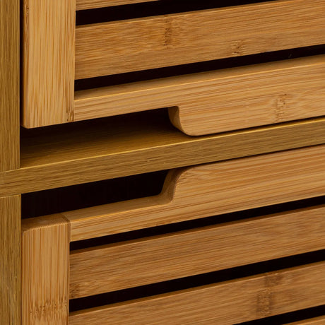 Dulap de baie 5five Sicla, înalt, bambus