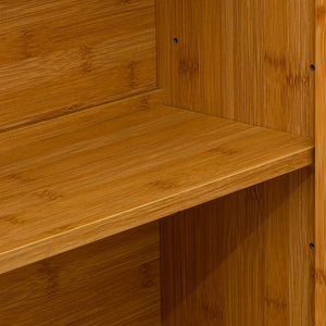 Dulap de baie 5five Sicla, montat pe perete, bambus