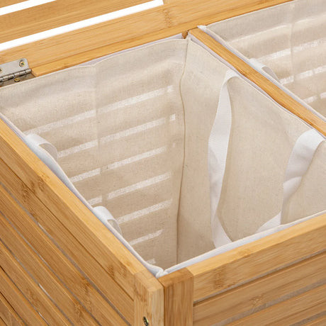 Coș de rufe 5five Sicla, Bambus, 100 l