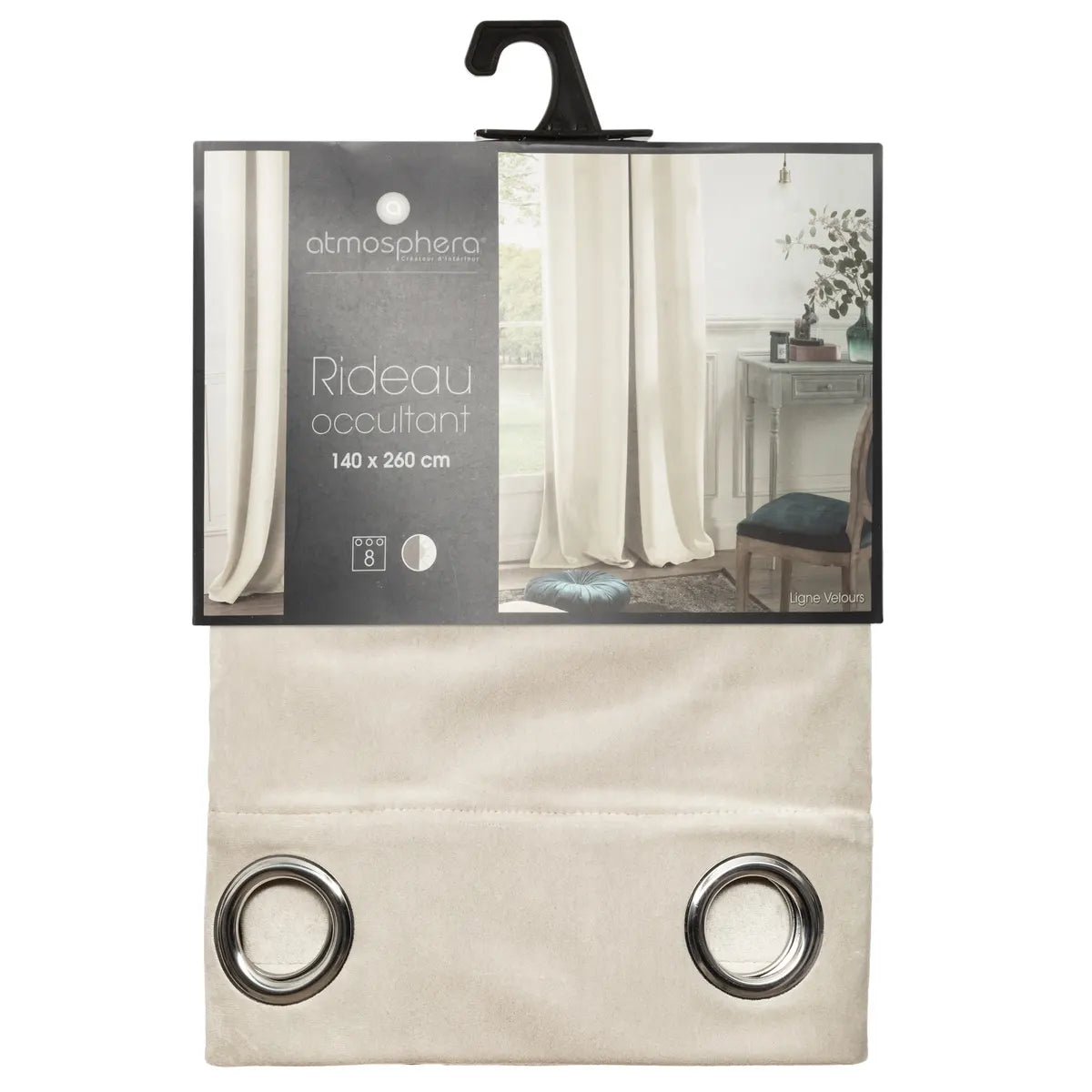 Perdea opacă Atmosphere, Catifea, 140x260 cm