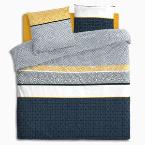 Lenjerie de pat Atmosphera Etnik, 240x220 cm, Albastru