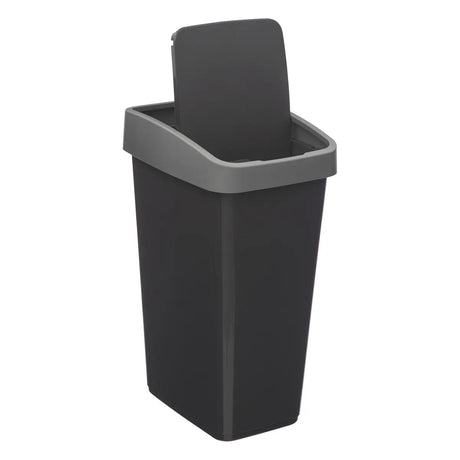 Coș de gunoi 5five, Plastic, Capac dublu