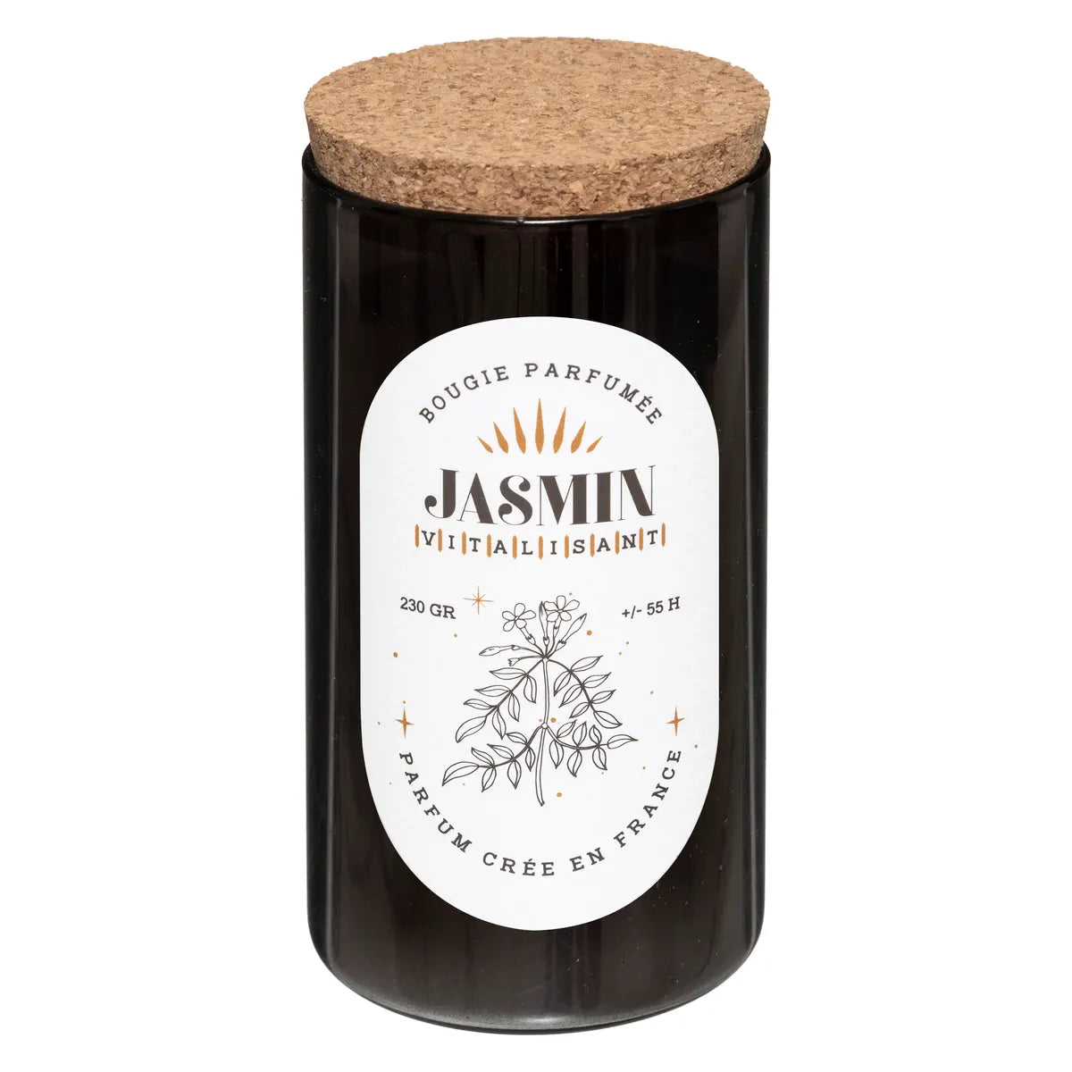 Lumânare parfumată Atmosphera Snow, Iasomie, Sticlă, 230 g