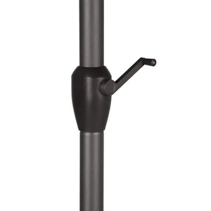 Прав накланящ се чадър Hesperide Loompa, Синьо-зелен, 3 m