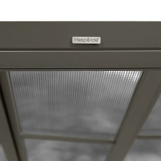 Ламелна беседка Hesperide Belize, Графит, 3.8x3 m