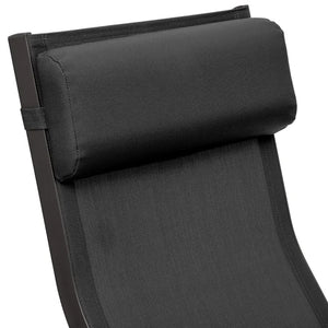 Сгъваем алуминиев шезлонг Hesperide Decima, Антрацит/Графит