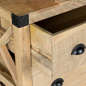 Comodă Atmosphera Silas, 6 sertare, 150x40 cm