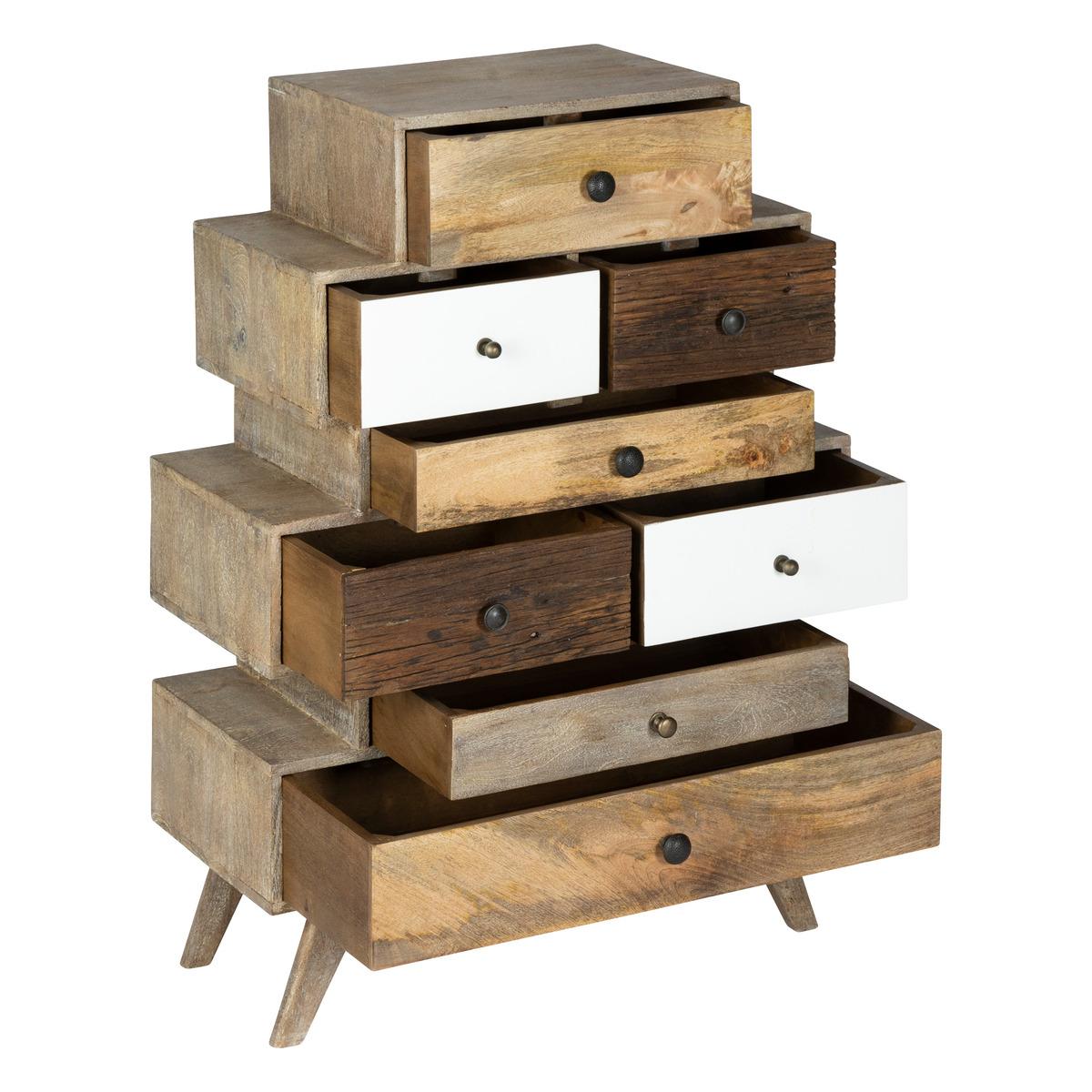 Comodă Atmosphera Koval, 8 sertare, lemn de mango