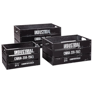 Set de cutii de depozitare Atmosphera Bill, 3 buc, Metal