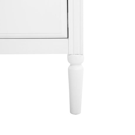 Noptieră Atmosphera Solen, 61 cm, Alb