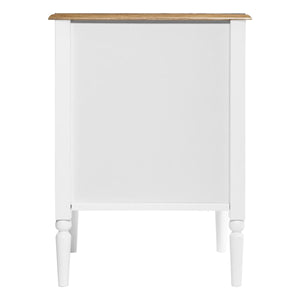 Noptieră Atmosphera Solen, 61 cm, Alb