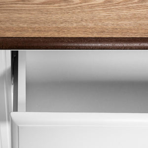 Masă consolă Atmosphera Solen, 110 cm, Alb