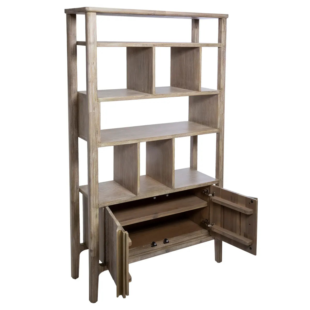 Bibliotecă Atmosphera Banila 95x35x180 cm, Salcâm