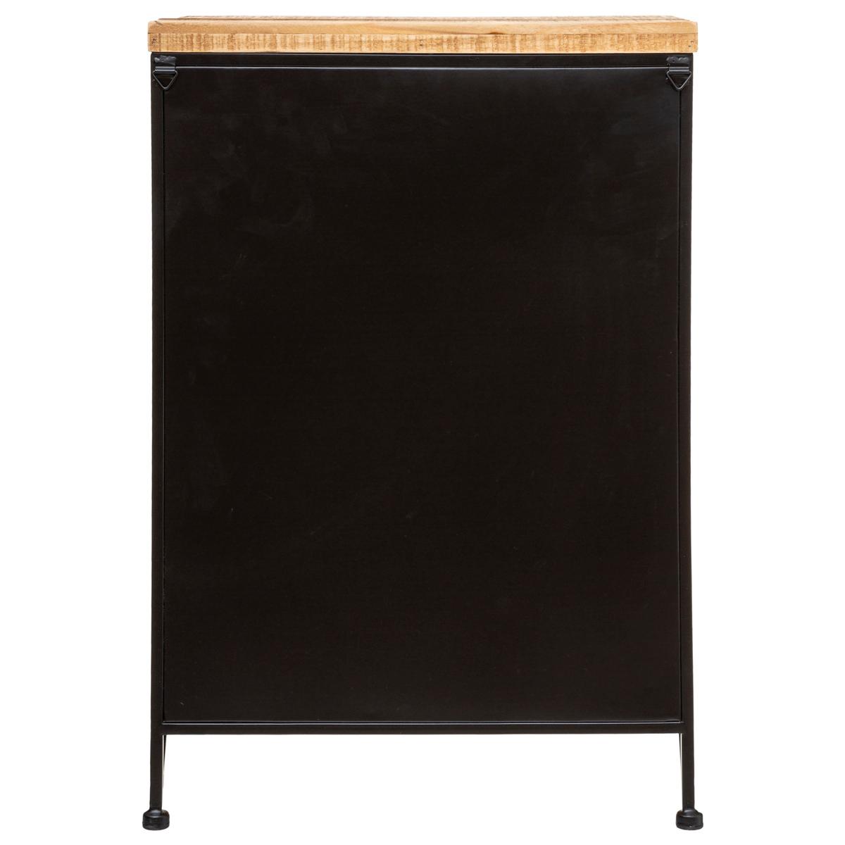 Noptieră Atmosphera Cierna, 64 cm, Negru