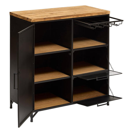 Cabinet atmosferă Cierna, 80x85 cm, Negru