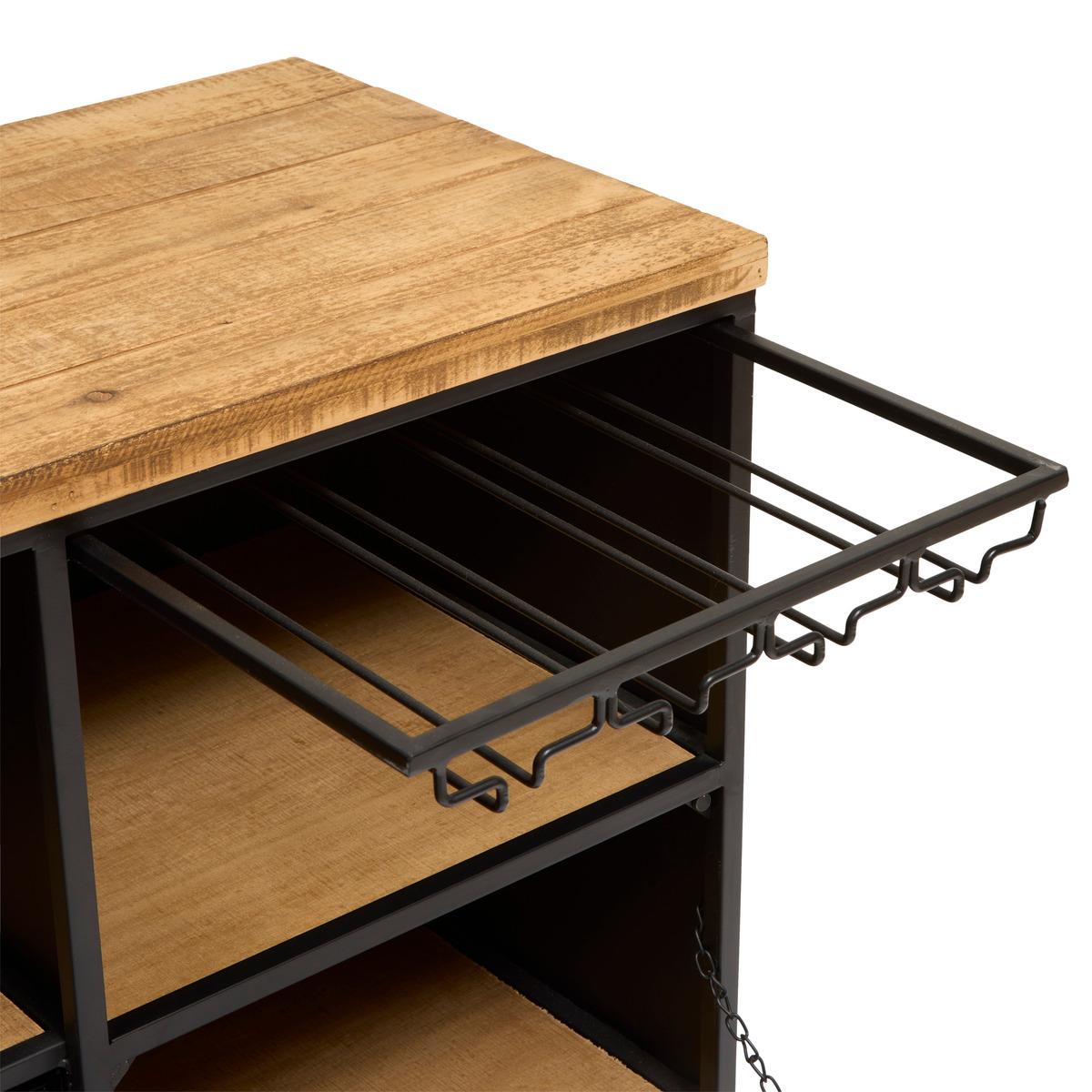 Cabinet atmosferă Cierna, 80x85 cm, Negru