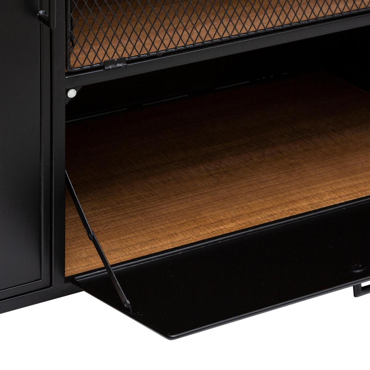 Dulap Atmosphera Cierna, 140x85 cm, Negru