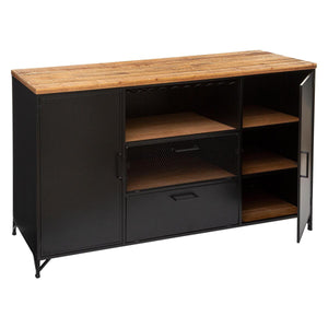 Dulap Atmosphera Cierna, 140x85 cm, Negru