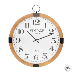 Ceas de perete Atmosphera Thomas, stil Pocket, Ø38 cm, MDF