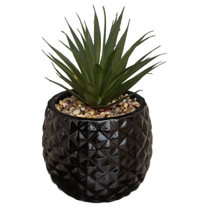 Atmosferă de plantă artificială Ananas, 21 cm, Diverse tipuri