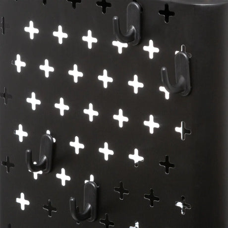 Cărucior de bucătărie 5five, Negru, Metal, Perforat