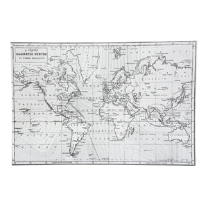 Placemat atmosfera Planisfera, 45x30 cm