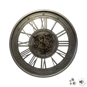 Ceas de perete Atmosphera Gaby, Mecanism, Ø80 cm, Metal