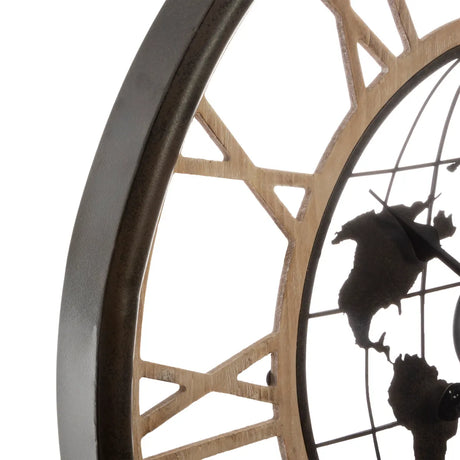 Ceas de perete Atmosphera Alessio, World, Ø67 cm, Metal