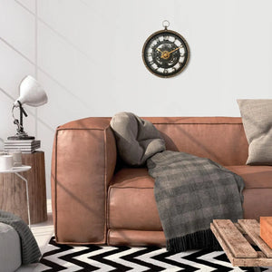 Ceas de perete Atmosphera Liliana, Mecanism, Ø27 cm, Plastic