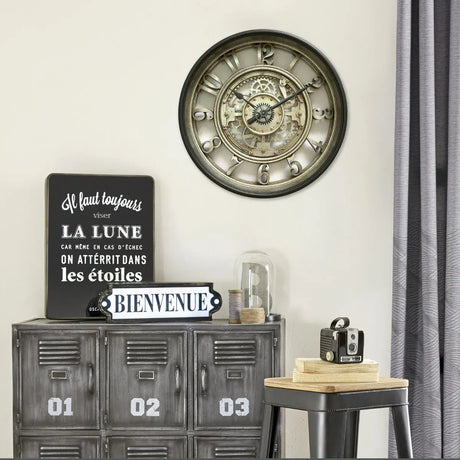 Ceas de perete Atmosphera Sarkis, Mecanism, Ø51 cm, Plastic