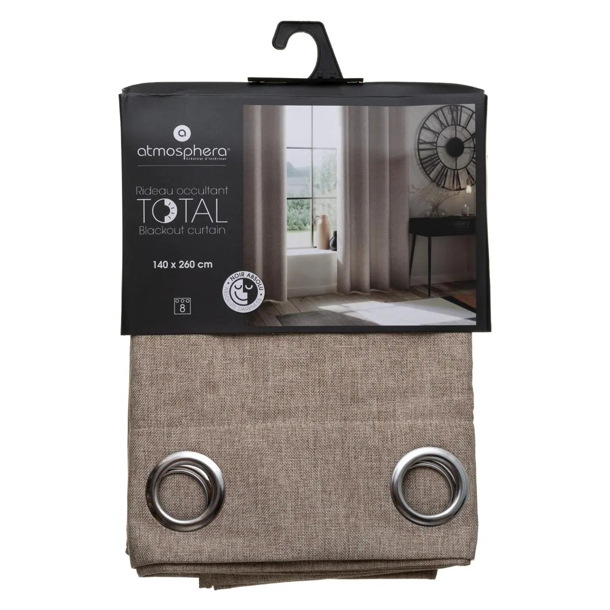 Perdea opacă Atmosphere Lua, 140x260 cm