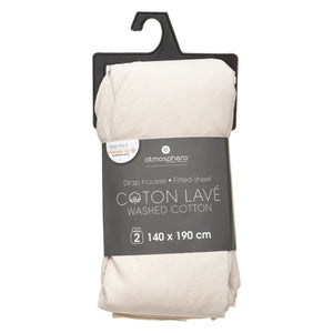 Cearșaf cu elastic Atmosphera, 140x190 cm, culoarea fildeșului