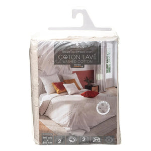 Lenjerie de pat Atmosphera, Bumbac, 260x240 cm, Ivory