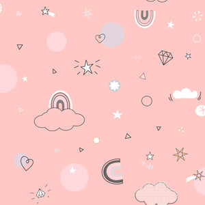 Lenjerie de pat reversibilă pentru copii Atmosphera Unicorn, 140x200 cm, bumbac