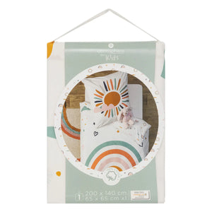 Lenjerie de pat pentru copii Atmosphera Rainbow, 140x200 cm
