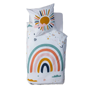 Lenjerie de pat pentru copii Atmosphera Rainbow, 140x200 cm