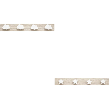 Cuier pentru copii Atmosphera, Alb, Lemn