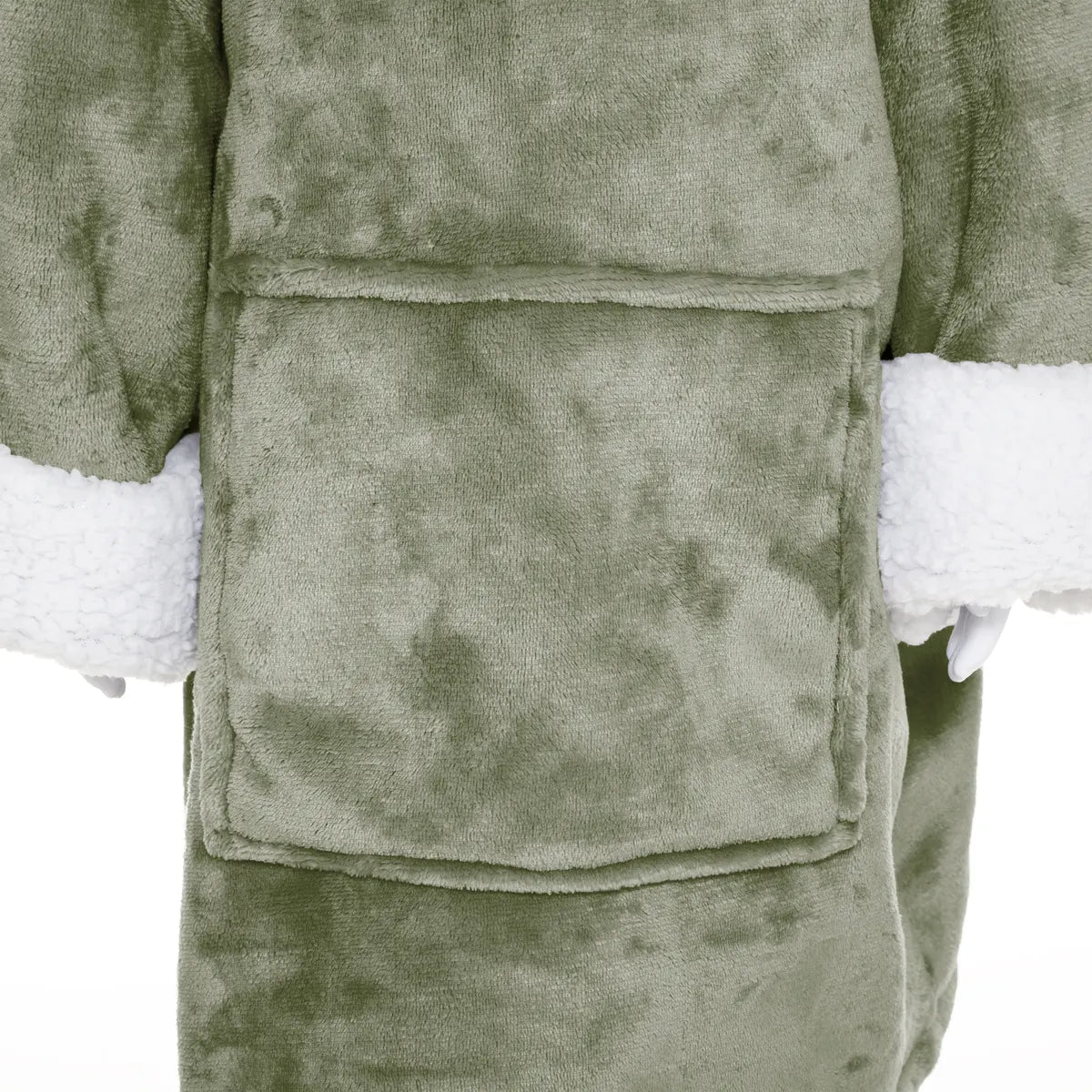 Pătură pentru copii cu glugă Atmosphera Dino, Verde