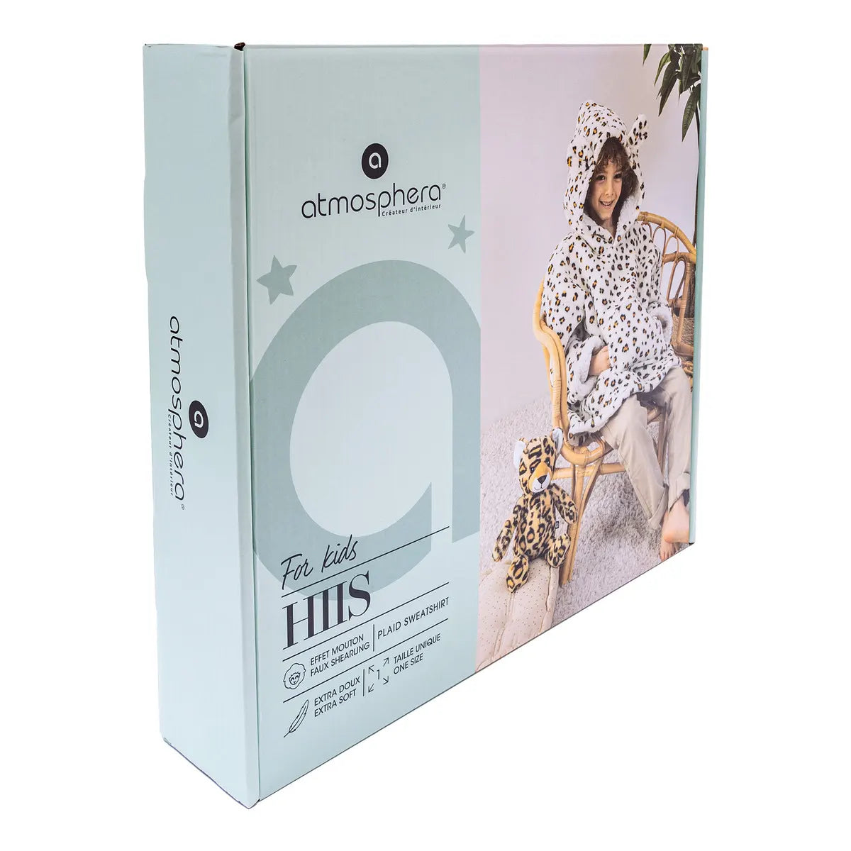 Poncho pentru copii Atmosphera Leopard