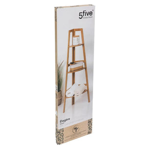 Raft de colț 5five Bambou, 3 niveluri