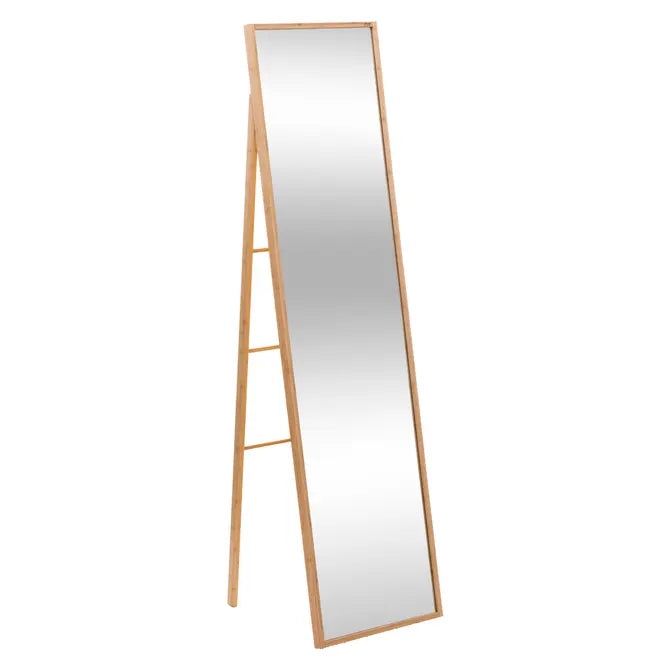 Oglindă de baie 5five Bambou, cu scară, 41x160 cm