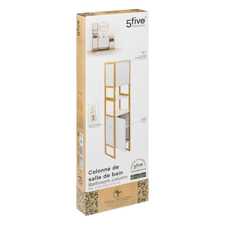 Coloană de baie 5five Natureo, albă