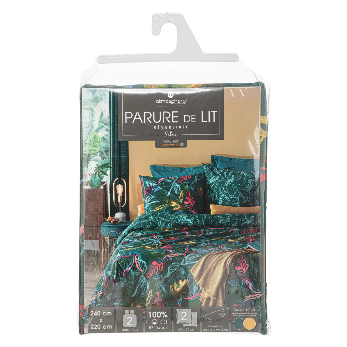 Lenjerie de pat Atmosphera Selva, bumbac, 240x220 cm